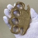 Solid Brass Warrior Knuckle Duster for Emergency Window Breaking and Defense - Image 3