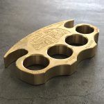 Solid Brass Warrior Knuckle Duster for Emergency Window Breaking and Defense - Image 6
