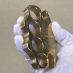 Solid Brass Warrior Knuckle Duster for Emergency Window Breaking and Defense - Image 9