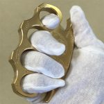 Solid Brass Warrior Knuckle Duster for Emergency Window Breaking and Defense - Image 10