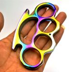 Color Guard Premium Metal Knuckle Duster Tiger Fist for Strength and Grip