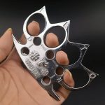 FitDefense Brass Knuckle Duster Gear for Window Breaking and Self-Defense