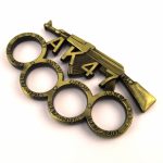 LifeGuard Four-Finger Metal Brass Duster Knuckle Tool - Image 3