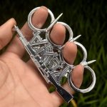 LifeGuard Four-Finger Metal Brass Duster Knuckle Tool - Image 17