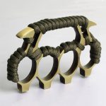 Solid Metal Brass Knuckle Duster Four Finger Safety Device – Bild 5
