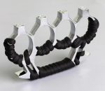 Solid Metal Brass Knuckle Duster Four Finger Safety Device – Bild 10