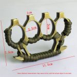 Solid Metal Brass Knuckle Duster Four Finger Safety Device – Bild 13