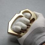 Robust Brass Knuckle Duster Emergency Defense Tool - Image 2