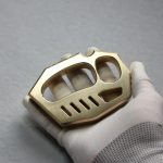 Robust Brass Knuckle Duster Emergency Defense Tool