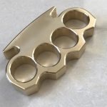 Sturdy Brass Knuckle Duster Portable Self-Defense Tool - Imagen 3