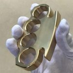 Sturdy Brass Knuckle Duster Portable Self-Defense Tool - Imagen 7