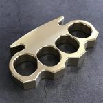 Sturdy Brass Knuckle Duster Portable Self-Defense Tool - Imagen 11