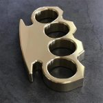 Sturdy Brass Knuckle Duster Portable Self-Defense Tool