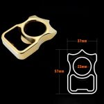 Classic Brass Knuckle Duster Safety Gear - Image 2