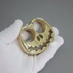 Pumpkin Shape Brass Knuckle Duster Personal Defense Tool - Image 4