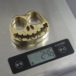 Pumpkin Shape Brass Knuckle Duster Personal Defense Tool - Image 5
