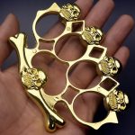 Reliable Metal Brass Knuckle Duster Four Finger Protection Gear - immagine 8