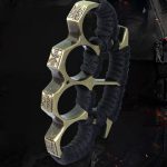 Color Guard Window Breaking Metal Brass Knuckle Duster – Bild 6