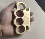 Brass Knuckle Duster with Precision Guard Window Escape Tool