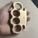 Brass Knuckle Duster with Precision Guard Window Escape Tool