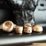 Solid Brass Knuckle Mushroom Pendant DIY Knife Tool - Image 8