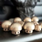 Solid Brass Knuckle Mushroom Pendant DIY Knife Tool - Image 11