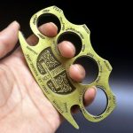 Solid Grip Brass Knuckle Duster for Outdoor Protection