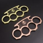 SkullBreach EDC Knuckle Duster for Window Shattering and Self-Defense