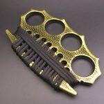 StreetGuard 4-Finger Brass Knuckle Duster Fist Buckle for Shattering Windows - Image 10