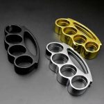MiniGuard Metal Brass Knuckles for EDC and Window Shattering