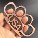 USAEdge Brass Knuckle Duster for EDC and Emergency Glass Shattering - Imagen 5
