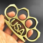 USAEdge Brass Knuckle Duster for EDC and Emergency Glass Shattering - Imagen 10