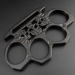 GhostGuard Solid Brass Knuckle Duster for Self-Defense and Glass Breaking - Image 9