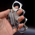 NinjaGuard Brass Knuckle Duster for Personal Protection and Fitness