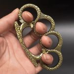 StoneGrip Brass Knuckle Duster Designed for Window Breaking