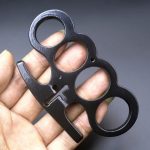 Ring Guard 4-Finger Brass Knuckles Duster for EDC Defense - Image 3