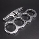 Ring Guard 4-Finger Brass Knuckles Duster for EDC Defense - Image 4