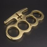 Ring Guard 4-Finger Brass Knuckles Duster for EDC Defense - Image 5