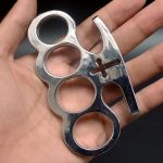 Ring Guard 4-Finger Brass Knuckles Duster for EDC Defense - Image 6