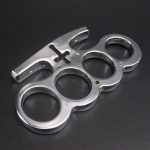 Ring Guard 4-Finger Brass Knuckles Duster for EDC Defense - Image 10