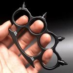Self-Defense Hedgehog Brass Knuckles Duster Designed for EDC Use