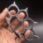 Self-Defense Hedgehog Brass Knuckles Duster Designed for EDC Use - Image 7