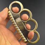 Solid Brass Ninja Knuckles Duster for Everyday Carry and Protection - Image 3