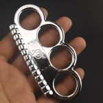 Solid Brass Ninja Knuckles Duster for Everyday Carry and Protection