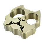 Artistic Dog Head Brass Knuckle Duster Tool for Personal Safety - Image 6