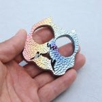 Titanium Dog Head Knuckle Duster for Everyday Carry Self-Defense