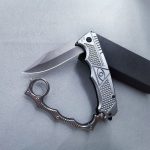 Outdoor EDC Pocket Knife with Knuckle for Self Defense Folding Tool – Bild 3