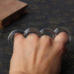 Heavy Duty Steel Knuckle Duster with Four Finger Grip for Protection - Image 7