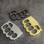 Four Finger Knuckle Duster Made of Durable Zinc Alloy for Self-defense