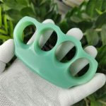 Compact and Stylish G10 Water Green Knuckle Duster for Personal Defense - Image 2
